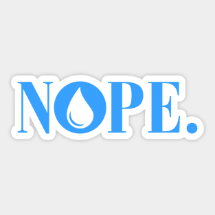 Nope T-Shirt / Blue Mana Counter Magic Shirt / Funny Magic The Gathering Shirt / Funny MTG TShirt / Magic TCG Shirt / Gift for MTG Fan Sticker